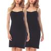 Merry Style Abitino Sottoveste Donna 2Pack MS10-203(2Pack-Nero/Nero, XXL)