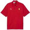 PUMA Polo Scuderia Ferrari Cloudspun da Uomo XXL, Rosso Corsa Red