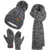 Bequemer Laden Cappello Berretto PON PON Guanti Sciarpa Donna Invernale