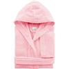 Morbidissimi Accappatoio Spugna Adulto Con Cappuccio, Cinturino e 2 Tasche, Accappatoi Uomo Donna in Spugna Morbida 400 gr/mq Puro Cotone V820 (Accappatoio Rosa, M)