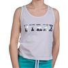PYREX ORIGINAL - Canotta da Donna in Cotone, Scollo Ampio, Logo Frontale Riflettente - Art.45168 (Bianco, XS)