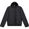 Diadora Giubbino Piumino uomo 100 grammi 2 colori Jacket light Hoodie Core (M, Nero)