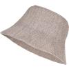 styleBREAKER Cappello da Sole Femminile in Paglia di Carta Pieghevole, Cappello da Pescatore Leggero con Fascia Antiscivolo, Protezione Solare Estiva per Outdoor e Spiaggia, Grigio