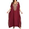 L-Peach Camicia da Notte Senza Spalline in Caftano Bohémien da Donna Loungewear Abito da Spiaggia Copricostume Sarong Pareo