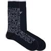 EMPORIO ARMANI 2-PACK SOCKS SHORT, calze uomo Uomo, ARMANI BLUE ALLOVER/, One Size