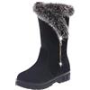 Kobilee Doposci Donna Neve Scarpe Scarponi Imbottiti Inverno Foderato Snow Boots Caldo All'Aperto Antiscivolo Stivali da Neve Stivaletti Invernali Impermeabili Trekking