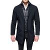 Evoga Giaccone piumino uomo Sartoriale giacca Soprabito Elegante casual Invernale