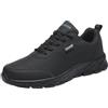 Generisch Scarpe invernali da uomo scarpe casual sportive modello alla moda semplice solido colore caldo scarpe comode in inverno, Nero , 44