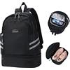 SZLX Zaino da Palestra per Donna Con Scomparto per Scarpe - Pieghevole, Grande per Laptop, Casual, Scuola, Sportivo - Borsa da Palestra per Nuoto e Yoga