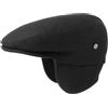 LIERYS Teflon Coppola Unisex Berretto con Visiera Lana Foderato Made in Italy Autunno/Inverno