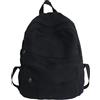 KAOBIO Boho Canvas Zaino per la Scuola Vintage College Zaino Donna Fairy Grunge Estetica Hippie Y2K Zaino, nero, Medium