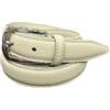 Bymee Live as you like BYMEE Cintura Donna da 2,5 cm in pelle di vitello e fibbia argentata Made in Italy