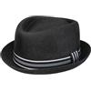 LIPODO Light Summer Cappello Pork Pie da Sole Fascia Multicolore Uomo Primavera Estate