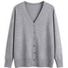 Generic Maglione Ampio da Donna in Cotone Mercerizzato con Bottoni in Tinta Unita con Giacca Cardigan Giacchetto Donna Invernale Giacca Invernale Donna