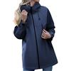 Generico Giacca Softshell Donna Impermeabile e Antivento, Giacca a Vento Leggera per Trekking, Corsa, Outdoor, Elegante Giubbino Sportiva da Donna, Felpa con Cappuccio