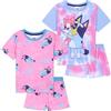 Get Trend Bluey Pigiama Bambina Estivo Corto 2 Pacco Pigiami Bimba Tie Dye Abbigliamento da Casa Idee Regalo (5-6 Anni, Multi Bluey, 2)
