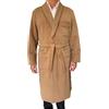 SGARLATA HOME Vestaglia da Camera per Uomo in Lana e Cashmere modello Scialle Classico art. Londra (IT, Testo, 4XL, Regular, Regular, Cammello)