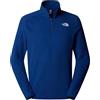 THE NORTH FACE NF0A855WD1R M 100 Glacier 1/4 Zip - EU Maglia Lunga Uomo Estate Blue Taglia S