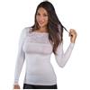 Carol Maglia Maniche Lunghe Donna con Inserti in Pizzo