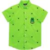 MINECRAFT Camicie a Maniche Corta per Ragazzi Creeper Verde 10-11 Anni