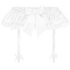 Satini Reggicalze Sissy Raso Bretelle Piatte, Bianco, S