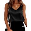 Ekouaer Canotta in Raso da Donna Canottiere in Seta Camicetta Canotta Lingerie Senza Spalline Canotte Basic Reggiseno Camicie XS-XXL