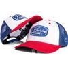 Blackskies Race Baseball cap - Set 2 Pezzi Genitori Bambini | Trucker cap Abbinata Mamma Pap脿 Bimbo Regalo Mini-Me Basecap Pap脿-Figlio & Mamma-Figlia - Bianco Blu Rosso 49-54 cm