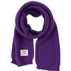 Pesaat Kids Winter Knit Scarf Solid Warm Neck Warmer Toddler Soft Long Scarves for Boys Girls Neckerchief Collar Warp Autumn