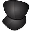 Saucer - Lenti di ricambio per occhiali da sole Oakley Frogskins OO9013, High Defense - Carbon Black Polarized, Taglia unica