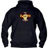 Vestin M-Italy Felpa con Cappuccio Uomo & BAMBIN - Roma Ultras - Super vestibilità Top qualità (XL, Nera)