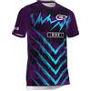 HULG Maglie da Ciclismo da Uomo, T-Shirt Corte, Maglie da Ciclismo, Maglie da Ciclismo, Abbigliamento da Ciclismo, Magliette da Mountain Bike/MTB (Jersey-18,5XL)