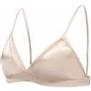 SilRiver 19mm Elastico in Seta Vera Reggiseno Triangolo Comfort Professionale Spa Ideale per Periodo Post-operatorio con Inserti Rimovibili