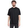 DSQUARED2 T-Shirt da Uomo Nera con Patch Logo sul Retro del Colletto M