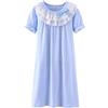 Allmeingeld Camicie da Notte da Principessa per Bambine in Pizzo 100% Cotone Abbigliamento da Notte per 3-10 Anni, 6-7 Years