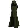 Duohropke Mantello da donna con cappuccio Assassins Creed, costume medievale, gotico, con cappuccio, taglie forti, per cosplay, vintage, taglie forti, mini abito con cappuccio irregolare