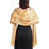 LumiSyne Donna Scialle Stola In Raso Setoso Per Abito Da Sera Tinta Unita Sciarpe Lunga Leggero Elegante Wrap Stola Per Sposa Matrimonio Cerimonia Festa, 200×70cm