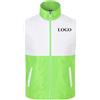 Tuboshu Gilet con Motivo Logo Stampato Personalizzato Gilet Estivo Traspirante per Volontariato attività pubblicità Giacca Senza Maniche Cappotto Abiti da Lavoro da Supermercato