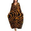 YouKD Caftano lungo da donna, stile bohémien, cardigan da spiaggia, copricostume da bagno, vestaglia taglie forti, Caffè C., Taglia unica