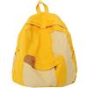 MININAI, zaino vintage in ,tela per donna e uomo, stile grunge, hippie, boho con patchwork, zaino per università, borsa da viaggio casual, Giallo, Zaini Daypack