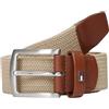 Tommy Hilfiger Uomo Cintura Denton Elastic 3,5 cm Intrecciata