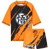 Get Trend Costume Piscina Bambino Adolescenti 2 Pz Costumi da Bagno e Rash Vest per Vacanza Spiaggia Mare Regalo Ragazzo (11-12 Anni, Arancia Dragon Ball Z)