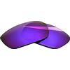 BlazerBuck - Kit di lenti di ricambio polarizzate anti-sale e fascetta per occhiali da sole Oakley Jawbone Racing Jacket - Viola Cosmico