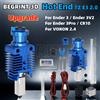 BEGRINT Nuovo kit hotend di aggiornamento testina di stampa ad alta velocità per Ender 3/CR10/VORON 2.4 Estrusore Hi-End J-head per Ender 3 V2 Stampa veloce