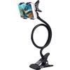 NONE per Zebra EC30 (2020) Supporto da braccio flessibile in metallo con clip e base con clip - Nero