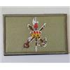 NONE Toppe in tessuto ricamato con bandiera LEGION spagnola. misure 8x5 cm