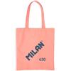 milano Borsa tote in tessuto della serie Milan 1918 - misura 50x38x41cm - manico lungo 27cm - tessuto 'ripstop' - colore rosa