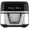 Cecotec Friggitrice ad Aria Senza Olio Cecotec 9L Divisibile in 2 Friggitrici ad Aria Cecofry Dual 9000. 2850W, Dietetica e Digitale, Pannello Touch