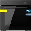 Cecotec 77L Bolero Hexa C126000 Dark Inox A. Forno Integrato Convenzionale 2800W, 4 Funzioni, Modalità Convezione