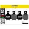 GALFERE | Pastiglie Freno STANDARD Compatibili Magura FD487G1053 - Galfer Pastiglie freno standard per Magura MT5, MT7 con mescola Standard, raggiungono l'equilibrio perfetto tra