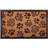 Wonderlust Deco - Zerbino in gomma e fibra naturale 45x75 Marrone 45x75h cm